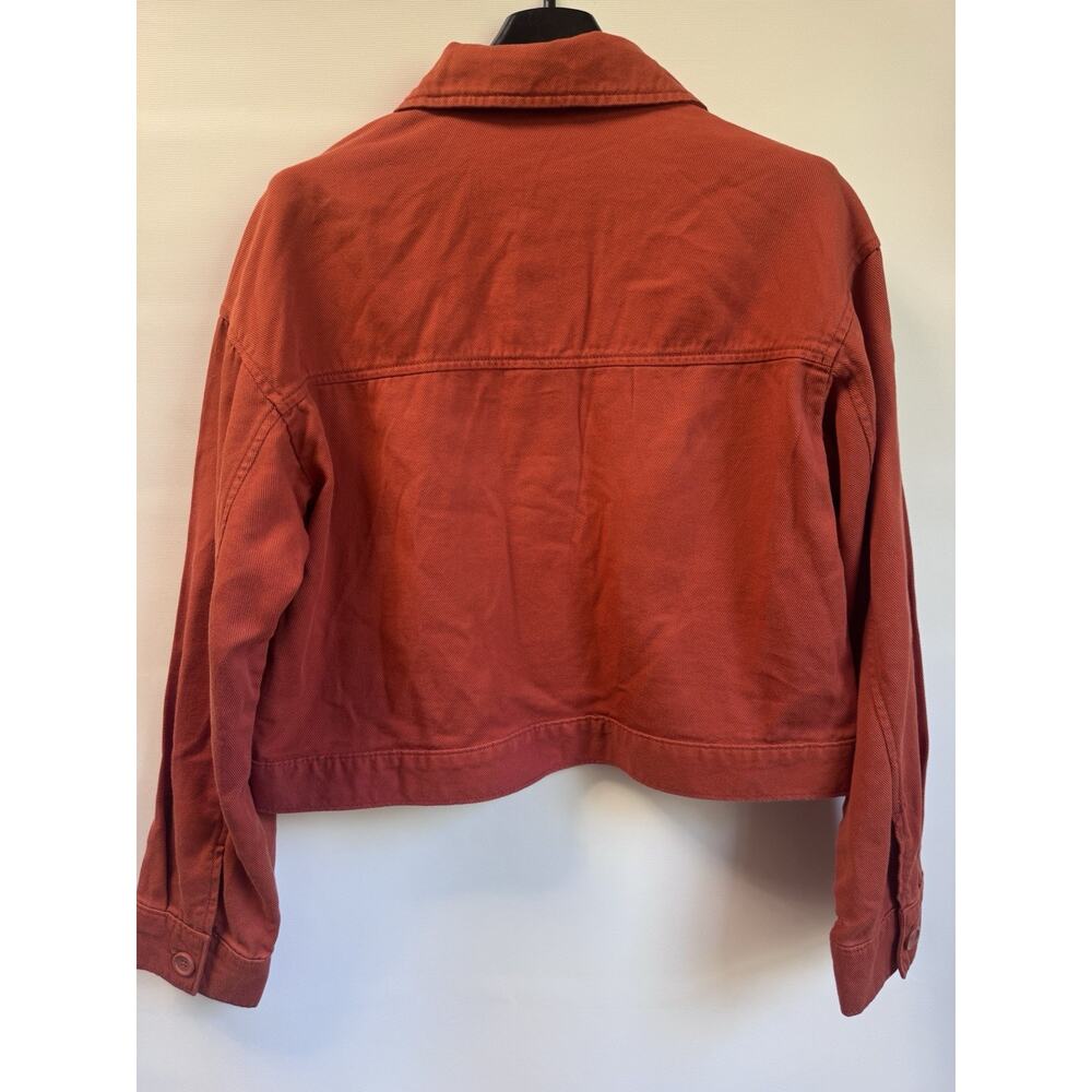 Old Navy Women’s Rust Orange Cropped Utility Jacket Size M - Picture 5 of 5